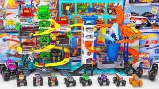 Hot Wheels Collection Unboxing Toy Review ASMR  Hot Wheels Attacking Shark Escape