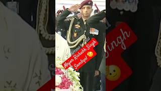 Major Rishabh Singh Sambyal #adc #commando #parasf #motivation #shorts #president