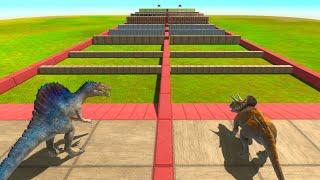 Carnivore Dinosaurs And Herbivore Dinosaurs Race - Animal Revolt Battle Simulator