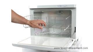 24 Piece Hot Towel Cabinet With Sterilizer