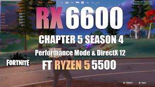 RX 6600  : Fortnite - All Settings Tested