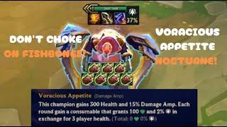 VORACIOUS APPETITE IS BROKEN! Can FED NOCTURNEwin perfected chembaron? TFT Set 13.6 | Best TFT Comps