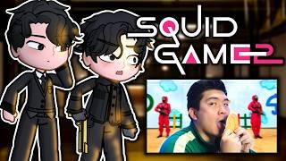 FRONTMAN react to If ASIANS Play Squid Game || SQUID GAME 2 || gacha reaction video ||