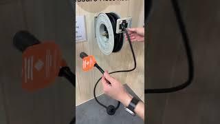 Retractable Hose Reel from Giraffe Tools! #pressurewasherhose #pressurewasherhose