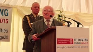 President Michael D Higgins at The Heritage Council's 20th Birthday Celebrations