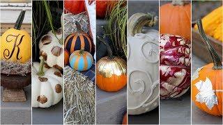 7 'No Carve' Ways to Decorate Pumpkins! // Garden Answer