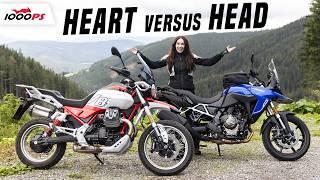 Suzuki V-Strom 800 vs. Moto Guzzi V85 TT – 2024 Test