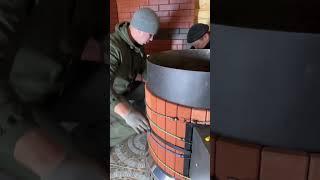 Монтаж печи «КДМ»
