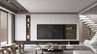 Revolutionary TV #WallPanelling Design: #Dimensions that Impress