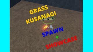 Grass tanto (GRASS KUSANAGI) spawn location+showcase shindo life