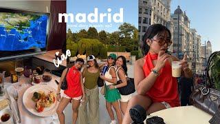 a week in madrid  grocery run, wingstop mukbang, retiro park & more