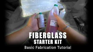 BASIC FIBERGLASS TUTORIAL |  Fiberglass Starter Kit | "PATURO PAPS" Series | MOTOFIED CUSTOMWORKS