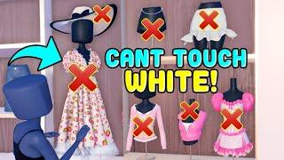 DON'T TOUCH WHITE! In Dress To Impress CHALLENGE! DTI on ROBLOX Challenge