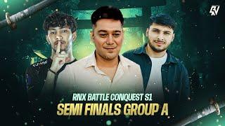 RNX BATTLE CONQUEST S1 | Semi Finals 1 #rockyrdxlive #freefire #nonstopgaming