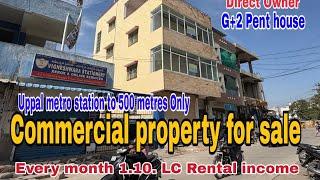 Semi commercial property for  sale Uppal Sri Nagar Colony