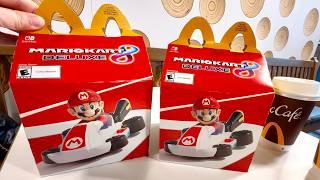 Unboxing 2024 McDonalds Happy Meal Toys Nintendo Mario Kart Toys