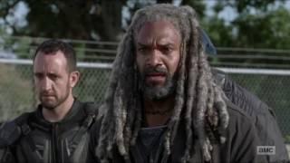 The Walking Dead 7x13 Morgan Kills Richard