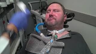 Tracheostomy change at keck usc 12-8-2023