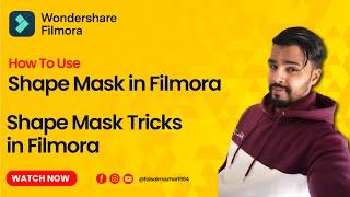 How To Use Shape Mask in Filmora   Shape Mask Tricks in Filmora - Filmora Tutorial