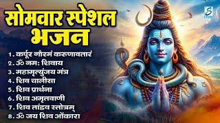 सोमवार भक्ति भजन : ॐ नमः शिवाय, शिव अमृतवाणी, महामृत्युंजय मंत्र, शिव चालीसा, ॐ जय शिव ओंकारा