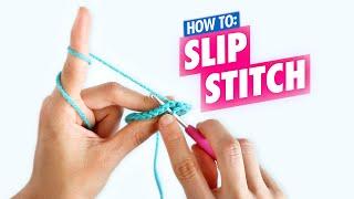 How To Crochet: Making a Slip Stitch (SLST) - Beginner Amigurumi Tutorial