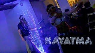 KAYATMA - Laser Harp in Auroville (21.12.2014), video - Andrey Minaev