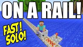 On A Rail FAST! EASY! Achievement Trophy Guide Minecraft