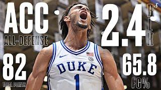 Dereck Lively II FULL 2022-23 Duke Season Highlights | ACC ALL-DEFENSE