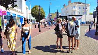 Eastbourne England town center | Eastbourne Relaxing summer walk  | UK's sunniest place 