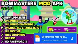 Bowmasters Mod Apk v6.0.11 | Unlimited Money & Unlock All Characters