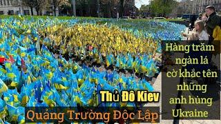 [Quảng Trường Độc Lập]Thủ Đô Kiev UKRAINE  Siêu Thị Dưới Lòng Đất /Đường Phố Ukraina thế nào