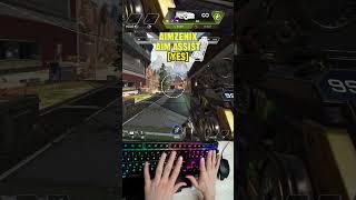 [APEX]How to get Aim assist on Keyboard and mouse?!（PC[AX200 AIMZENIX ADAPTER]#apexlegends #pcgaming