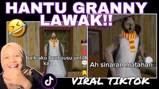 HANTU GRANNY LAWAK GILER  VIRAL TIKTOK!! PENAT GELAK NAK TERKENCING 