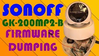 Sonoff GK-200MP2-B Serial Output Soldering and Firmware Dumping