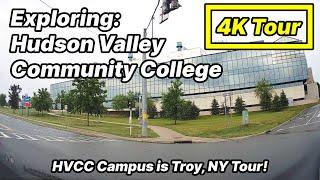 Hudson Valley Community College Tour | HVCC Campus Drive in Troy, NY [4k]