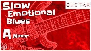 Slow Emotional Blues Backing Track in A Minor