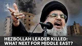 Hezbollah leader Nasrallah killed in Israeli airstrike on Beirut