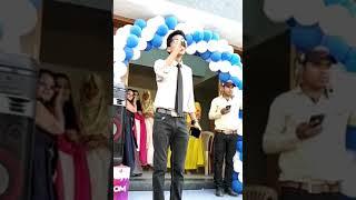 Tere sang yaara song by shaikh Mohammed Uzair from winchester eng school Aurangabad