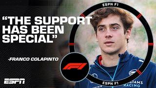 Franco Colapinto on his Formula 1 journey and racing against one of his idols | ESPN F1