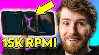 This phone has a 15,000 RPM cooling fan!!! - Legion Duel Phone 2