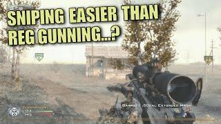 Is Sniping too Easy in MW2? | Barrett Nuke on Wasteland in 2024