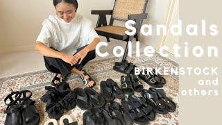 【サンダル紹介】金子綾が夏に向けてビルケンやスポーティーなサンダルコレクションを紹介します【BIRKENSTOCK、その他】【オールブラック】