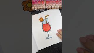 Coloring with me  Coloring book Summer Bold and Easy #ytshorts