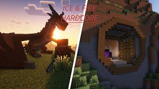 Minecraft Ice and Fire Dragon Mod HARDCORE Challenge EP 1