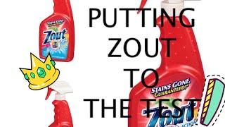 Putting Zout to the TEST!! #review #zout #cleaning