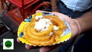 Best Jalebi in Delhi? Indian Street Food Chandni Chowk Dussehra Special Old Famous Black Jalebi