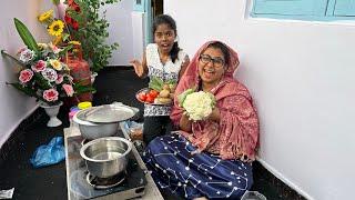 Gobi Aloo 65 || Kirak Hyderabadi Khala || Priyareddytiktok || Cauliflower ||Comedy With Recipies