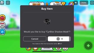 How I glitched the game and got both Cyrblox shadow mask and cyrblox shadow wings for free! LIMITED!