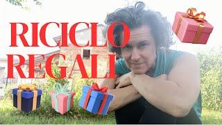 TUTORIAL CONFEZIONE REGALO CON MATERIALE DI RICICLO