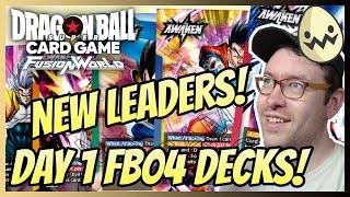 Dragon Ball Super Fusion World: New Leaders! FB04 Day 1 Deck Lists!